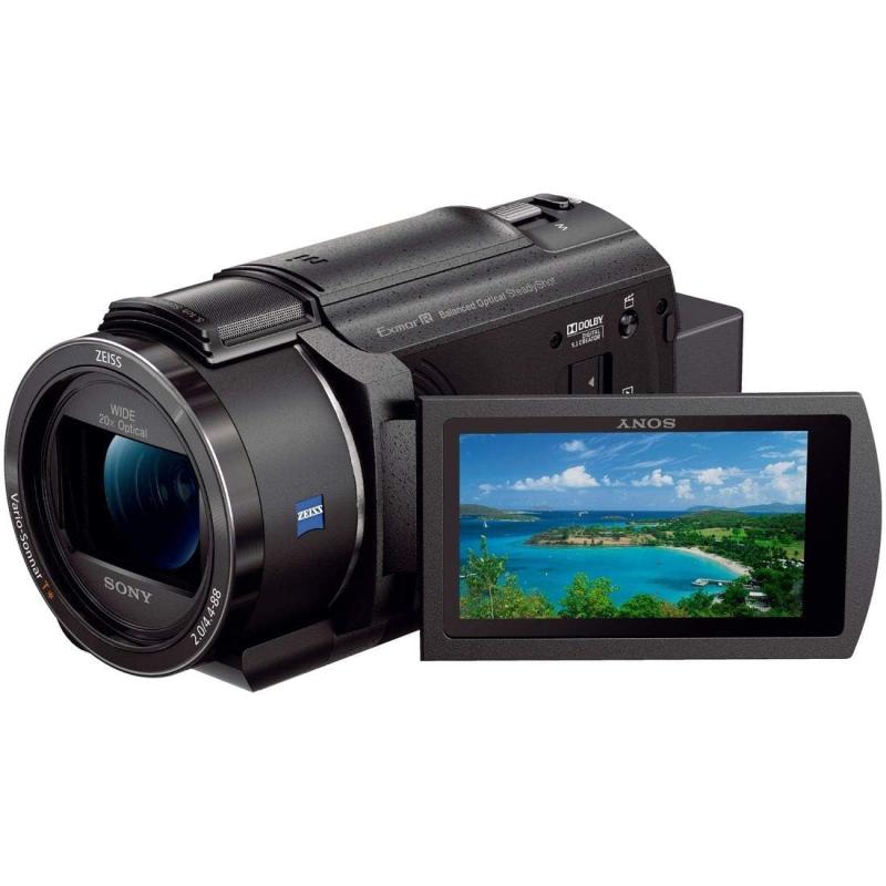 【中古】SONY(ソニー) 4K テレビカメラ Handycam FDR-AX45(2018年ひな形) 黒いこと 内蔵記憶装置64GB 光学望遠レンズ20倍 あき場所光学手ブレ手を加える FDR-AX45 B当店引きうける30昼日なか 一般受けひな形 高画質 売れ筋