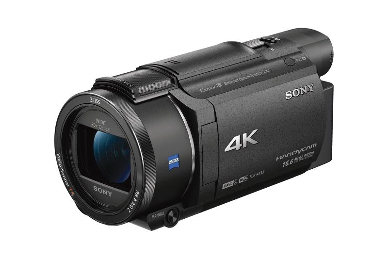 【中古】SONY テレビカメラ FDR-AX55 4K 64GB 光学20倍 黒いこと Handycam FDR-AX55 BC当店引きうける30昼日なか 一般受けひな形 高画質 売れ筋