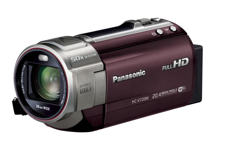 【中古】パナソニック デジタルハイビジョンビデオカメラ V720 内蔵メモリー64GB ブラウン HC-V720M-T｜京都LaVIE店