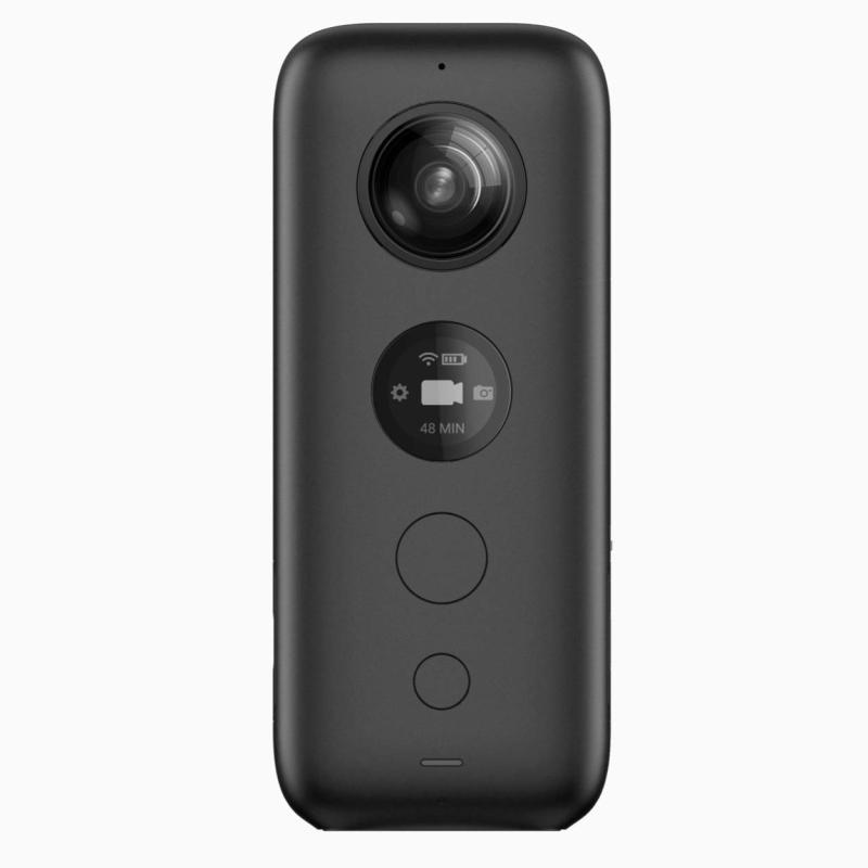 【中古】Insta360 ONE X 5.7K 360度動画 手ブレ補正機能FlowState搭載 360度カメラVブラック 高さ114.56mm x 幅48mm x 奥行き27.60mm(レンズ含む) CM448 当店保証30日間 人気モデル 高画