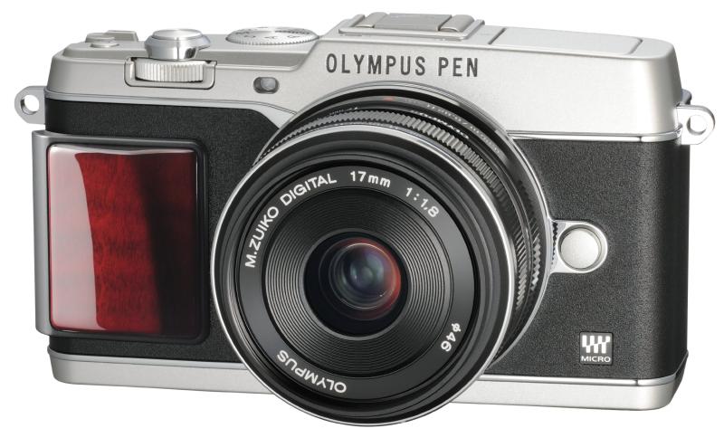 【中古】OLYMPUS マイクロ一眼 PEN E-P5 上半身(ボディキャップレンズ BCL-1580仕掛ける) しろがね色 割り増し金青写真 E-P5 BODY SLV PR