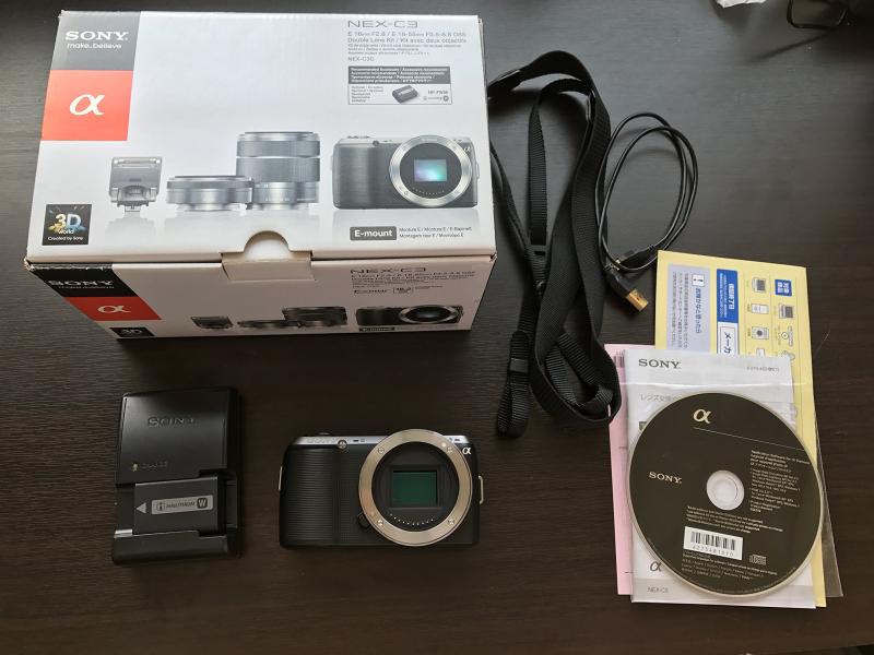 【中古】SONY ソニー NEX-C3 上半身 黒いこと