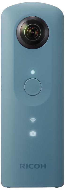 【中古】【保全済み品】 RICOH 360度写真機 RICOH THETA SC (青色) 全上天写真機 910743 (保全済み品)当店引き受ける30昼日なか 一般受け青写真 高画質 売れ筋