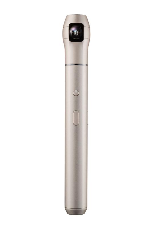 【中古】vecnos IQUI イクイ 360度写真機 三鞭酒ゴールド か細い 小型 たわい無い 全上天写真機 ZTQ01C