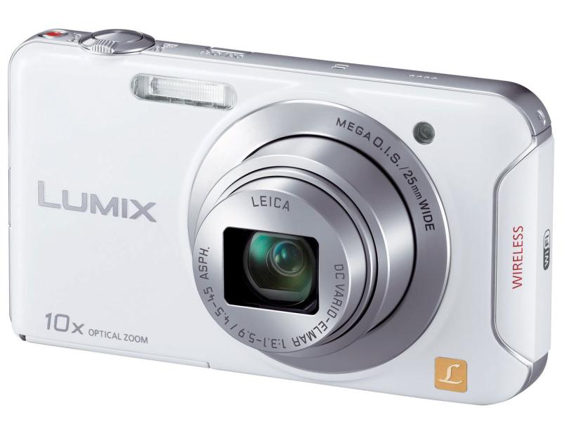 【中古】パナソニック デジタル写真機 ルミックス 白いこと DMC-SZ5-W 光学10倍 無線LAN積み上げる 薄型か細いパウダーコンパクト