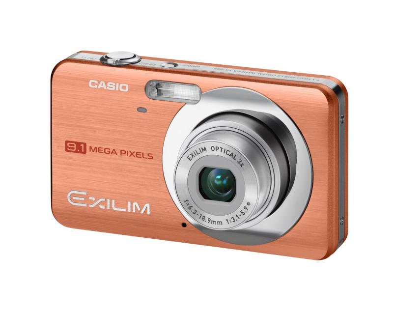 【中古】CASIO デジタル写真機 EXLIM ZOOM EX-Z85 オレンジ色 EX-Z85EO