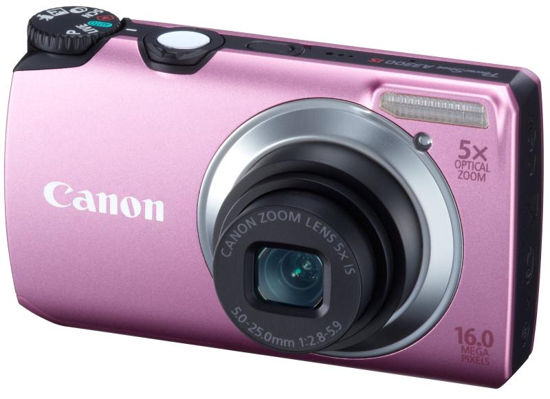 【中古】Canon デジタル写真機 PSA3300ISさくら色 PSA3300IS(PK) 1600万絵素 光学5倍望遠レンズ 3.0型液晶