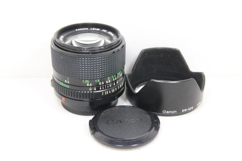 【中古】Canon MF水晶体 NewFD 28粍 F2