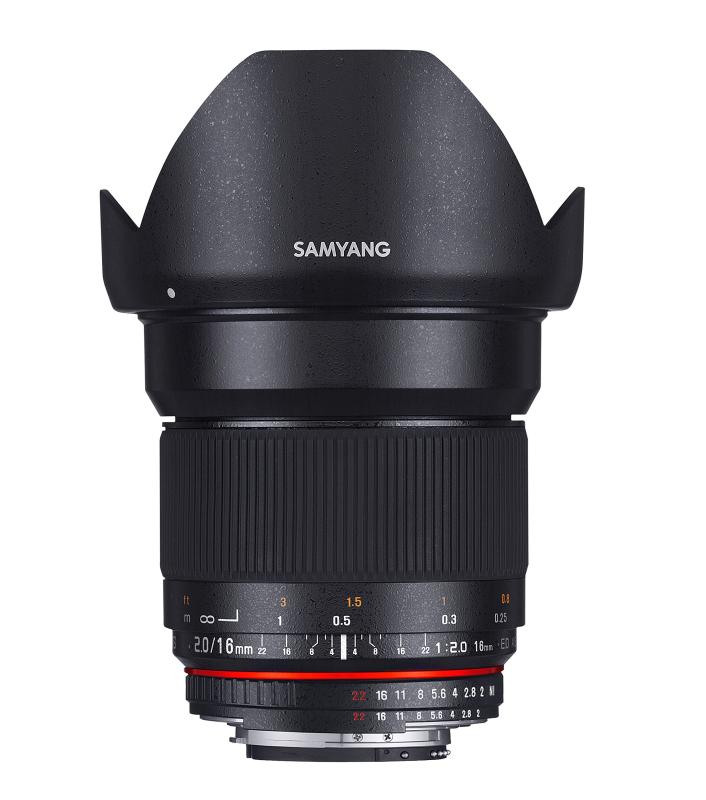 【中古】SAMYANG 単焦点広角レンズ 16mm F2.0 ソニー αA用 APS-C用当店保証30日間 人気モデル 高画質 売れ筋｜京都LaVIE店