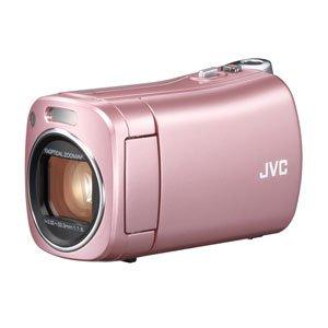 【中古】JVC KENWOOD JVC テレビカメラ BabyMovie 内蔵記憶装置32GB さくら色 GZ-N5-P