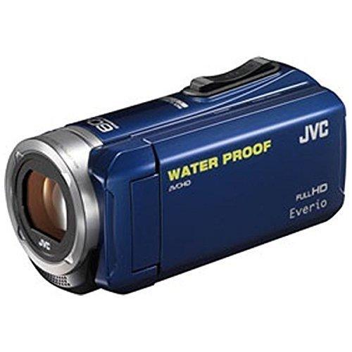 【中古】JVC SD対応 8GBメモリー内蔵 5m防水・防塵・耐衝撃フルハイビジョンビデオカメラ（ブルー） GZ-R280-A当店保証30日間 人気モデル 高画質 売れ筋｜京都LaVIE店