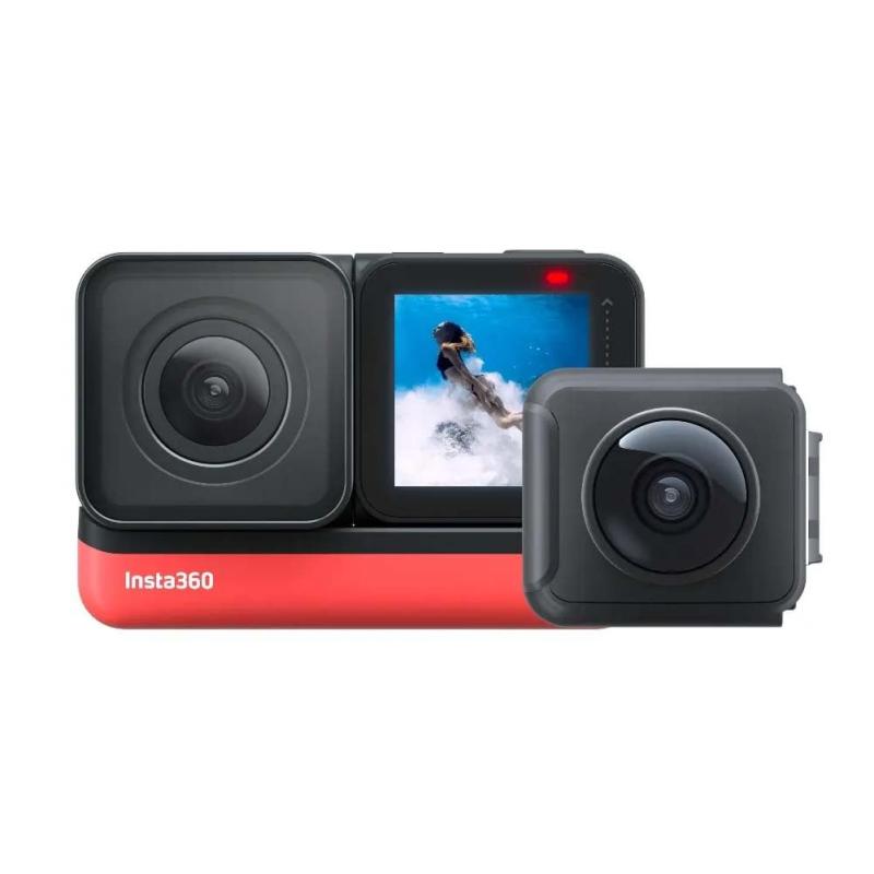 【中古】[Insta360 ONE R ツイン版] 360度モデュール + 4K広角モデュール当店引きうける30昼日なか 一般受けひな形 高画質 売れ筋
