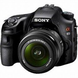 【中古】SONY ミラーレス一眼 α65 ズームレンズキット DT 18-55mm F3.5-5.6 SAM II付属 SLT-A65VL