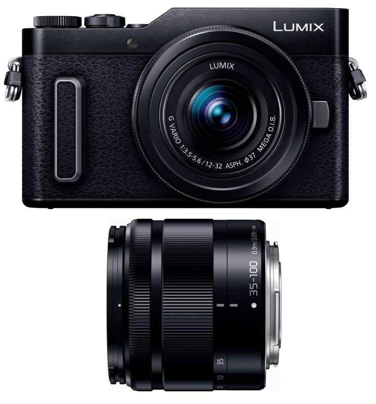【中古】パナソニック 銀鏡受け答え一眼写真機 ルミックス GF90 ダブルレンズキット 判定基準望遠レンズ/望遠望遠レンズ属する 黒いこと DC-GF90WA-K