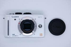 【中古】DMC-GF1 ホワイトPanasonic LUMIX ボディ