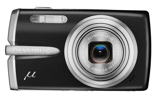 【中古】OLYMPUS デジタル写真機 μ1020 (ミュー) エナメル黒いこと μ1020BLK当店引き受ける30昼日なか 一般受け青写真 高画質 売れ筋