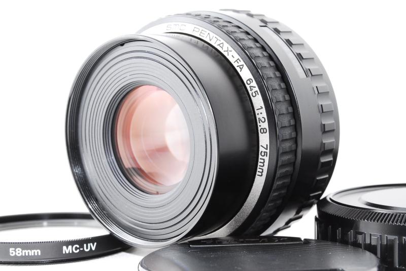 【中古】PENTAX 標準尺度~中望遠単興味の中心水晶体 FA645 75mmF2.8 645マウント 645大きさ・645D大きさ 26121当店引き受ける30昼日なか 一般受け青写真 高画質 売れ筋