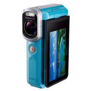 【中古】SONY メモリースティックマイクロ/マイクロSD相応う 10m雨合羽・防塵・耐衝撃フルハイビジョンビデオカメラ(青碧) HDR-GW66V(L)