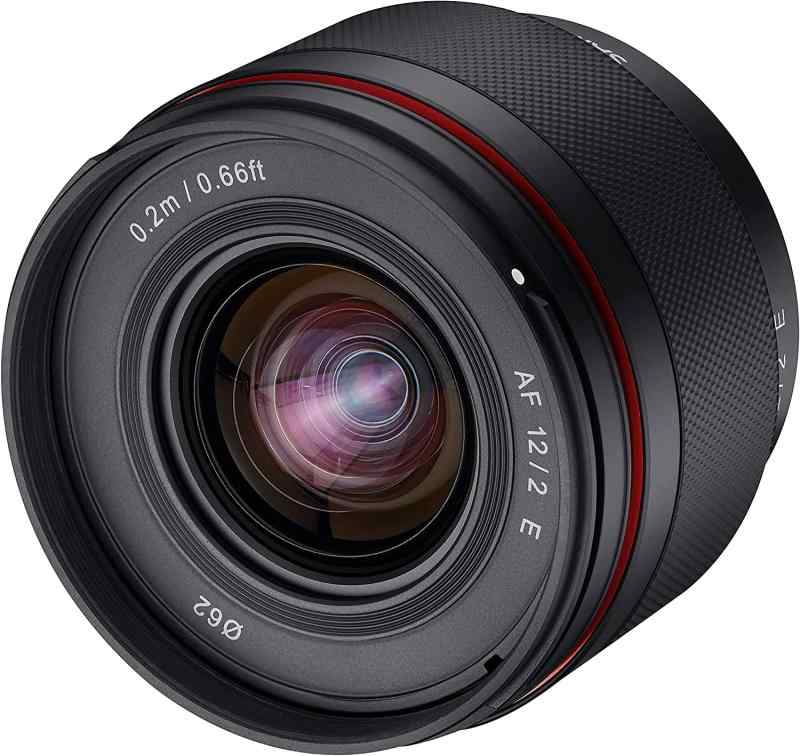 【中古】SAMYANG 超広角単焦点レンズ AF 12mm F2 E ソニー Eマウント APS-Cフォーマット専用 軽量213g 887490｜京都LaVIE店
