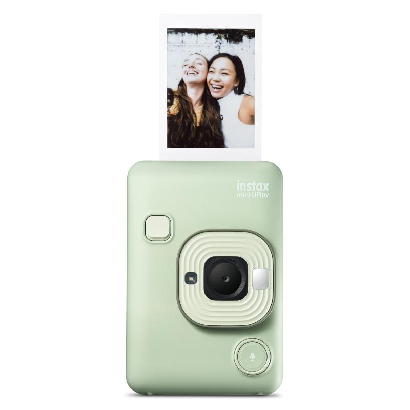 【中古】富士フイルム(FUJIFILM) チェキ インスタントカメラ/スマホプリンター instax mini LiPlay グリーン INS LIPLAY C GREEN VN
