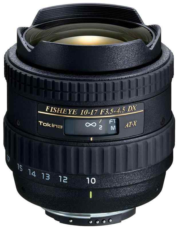 【中古】Tokina 魚眼望遠レンズ AT-X 107 DX Fisheye 10-17粍 F3.5-4.5 (IF) キヤノン用 APS-C相応う
