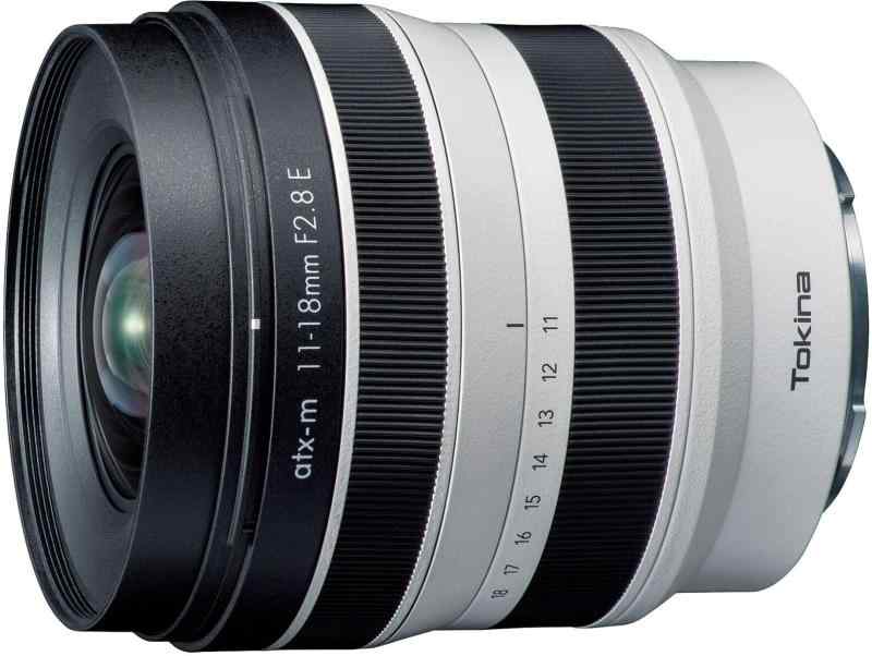 【中古】トキナー Tokina 広角望遠レンズ atx-m 11-18粍 WE F2.8 E 白いこと～版 ソニーE用 APS-C初期化相応う 641323