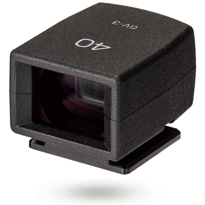 【中古】RICOH 外部ミニファインダー GV-3 【対応機種: GR IIIx / ホットシューに装着する40mm画角相当の光学ビューファインダー / 視野率約85% / アルバタ式逆ガリレオタイプ / メーカー1年】｜京都LaVIE店