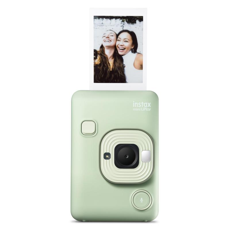 【中古】富士フイルム INSTAX Mini LIPLAY ハイブリッドインスタントカメラ - 抹茶グリーン|京都LaVIE店