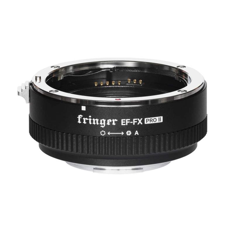 【中古】Fringer (フリンガー) FR-FX2 スマートマウントアダプター (キャノンEFマウントレンズ &rarr; 富士フイルムXマウント変換） 電子接点付き、絞りリング付き (PRO II バージョン)｜京都LaVIE店