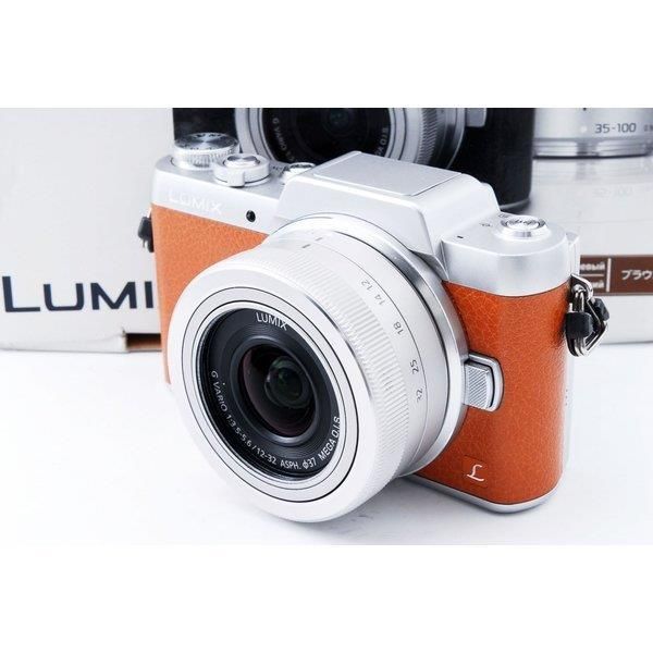 【中古】パナソニック Panasonic DMC-GF7 ブラウン レンズキット 美品当店保証30日間 人気モデル 高画質 売れ筋