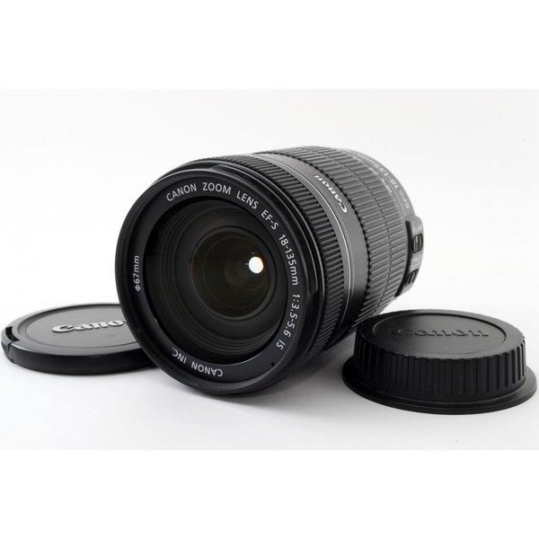 【中古】キヤノン Canon EF-S 18-135mm F3.5-5.6 IS 美品 高倍率標準ズームレンズ当店保証30日間 人気モデル 高画質 売れ筋