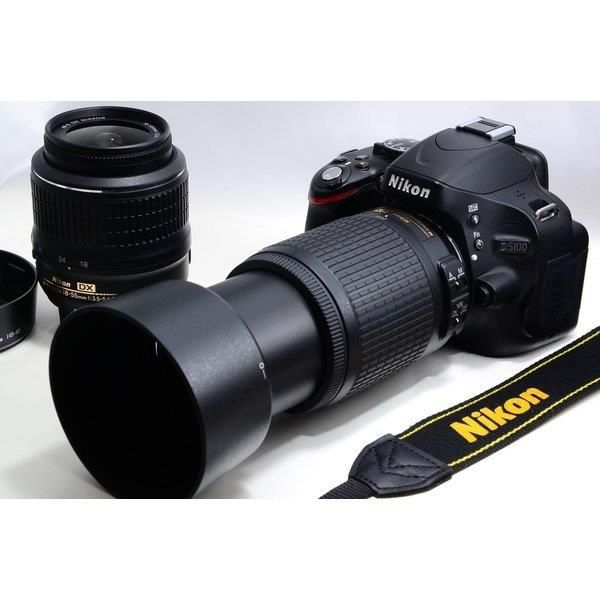 【中古】ニコン Nikon D5100 ダブルズームキット 意味有りげなお子さんは好いたらしいに撮る当店引きうける30昼日なか 一般受け真似形 高画質 売れ筋 カメラ・ビデオカメラ・光学機器-デジタルカメラ-TV・オーディオ・カメラ