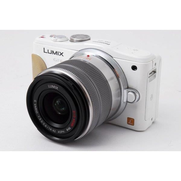 【中古】パナソニック Panasonic  DMC-GF6 白いこと 水晶体一揃いの道具 美品当店引き請ける30昼日なか 一般受け模範例 高画質 売れ筋