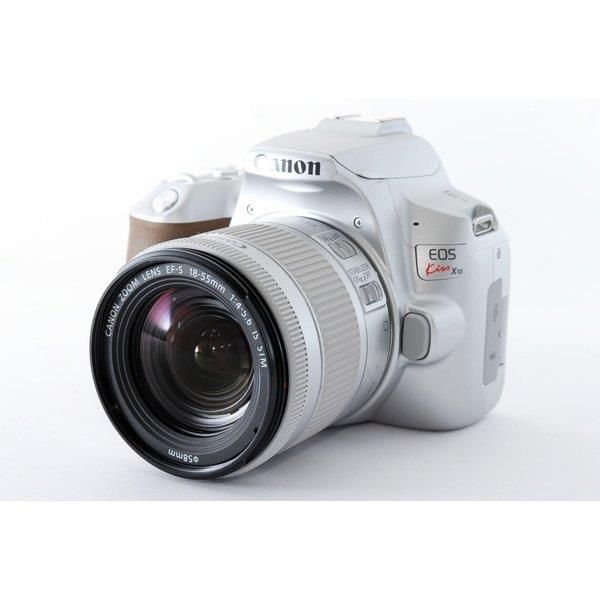 【中古】キヤノン Canon EOS Kiss X10 レンズキット シルバー 美品 バリアングルモニター搭載当店保証30日間 人気モデル 高画質 売れ筋