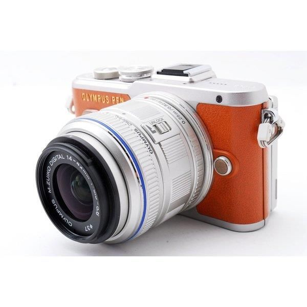 【中古】オリンパス OLYMPUS E-PL8 ブラウン レンズセット 美品 付当店保証30日間 人気モデル 高画質 売れ筋|京都LaVIE店