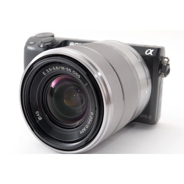 ☆自撮り＆スマホ転送☆ソニー NEX-5 レンズキット ブラック