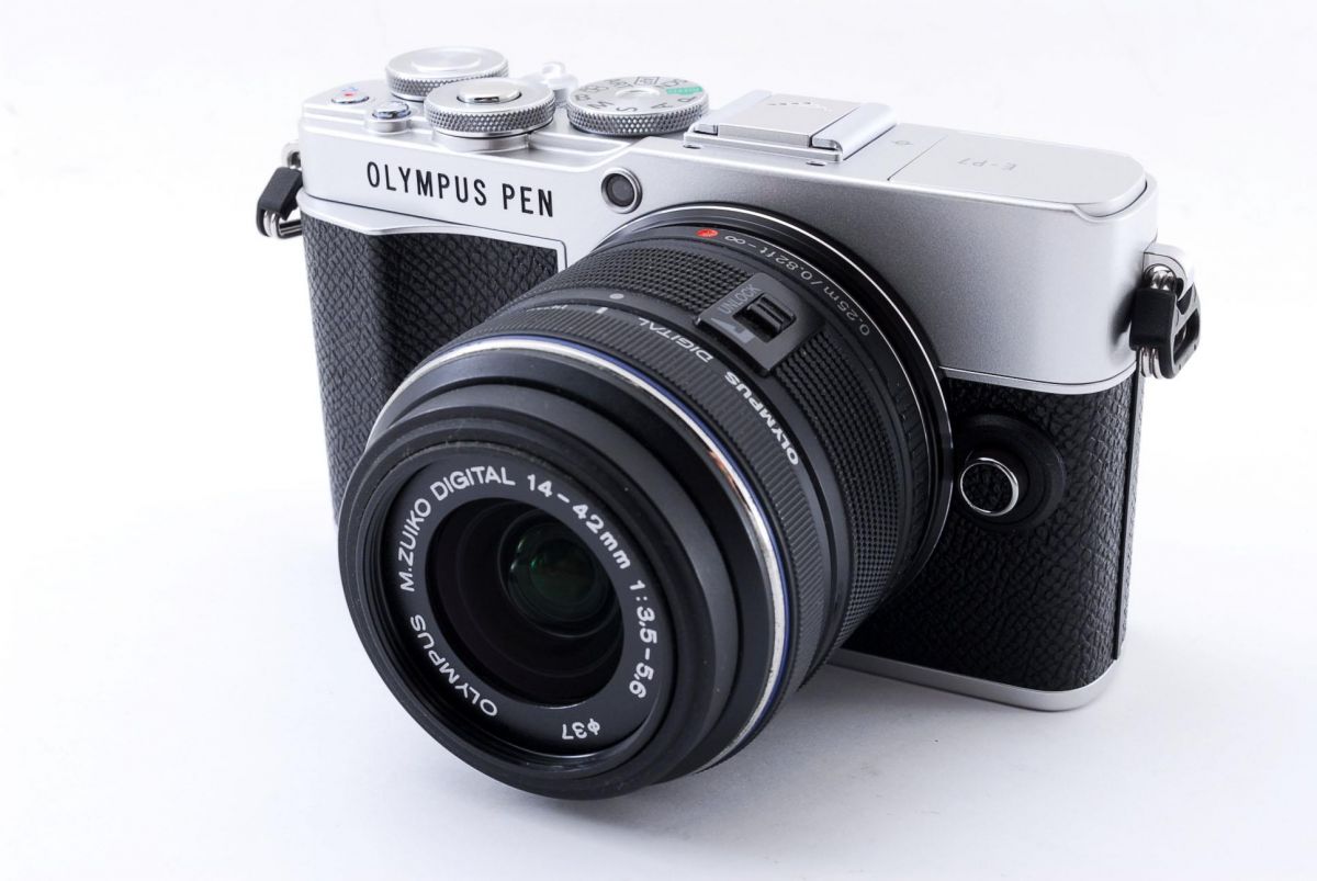 【中古】オリンパス Olympus E-P7 水晶体仕掛ける しろがね色 [999]当店引き受ける30昼日なか 一般受け模範例 高画質 売れ筋