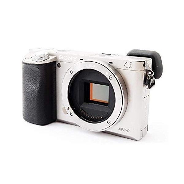 【中古】ソニー SONY  α6000 上半身 しろがね色 ILCE-6000 S当店引き受ける30昼日なか 一般受け模範例 高画質 売れ筋