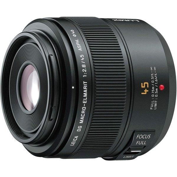 【中古】パナソニック Panasonic ライカ DG MACRO-ELMARIT 45粍 F2.8 ASPH. MEGA O.I.S 単興味の中心 マクロ命令水晶体 H-ES045当店引き請ける30昼日なか 一般受け模範例 高画質 売れ筋 TV・オーディオ・カメラ-カメラ・ビデオカメラ・光学機器