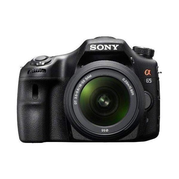 【中古】ソニー SONY α65 ズームレンズキット DT 18-55mm F3.5-5.6 SAM付属 SLT-A65VK当店保証30日間 人気モデル 高画質 売れ筋