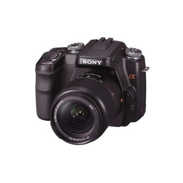 【中古】ソニー SONY α100 ズームレンズキット ブラック当店保証30日間 人気モデル 高画質 売れ筋｜京都LaVIE店