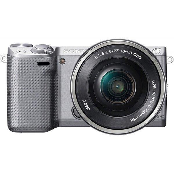 【中古】ソニー SONY NEX-5T パワーズームレンズキット シルバー当店保証30日間 人気モデル 高画質 売れ筋
