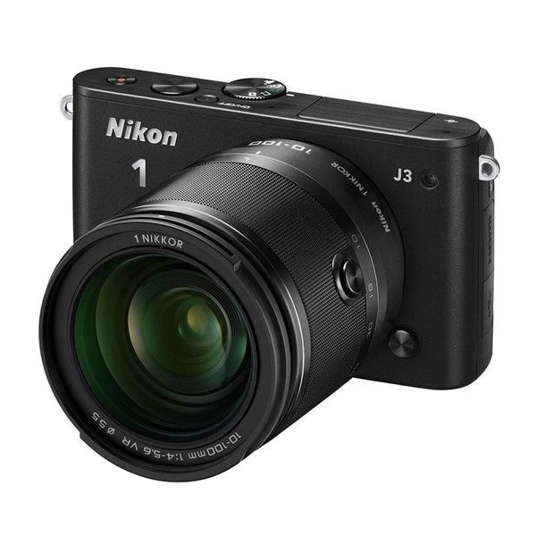 【中古】ニコン Nikon J3 小型10倍ズームキット ブラック当店保証30日間 人気モデル 高画質 売れ筋|京都LaVIE店