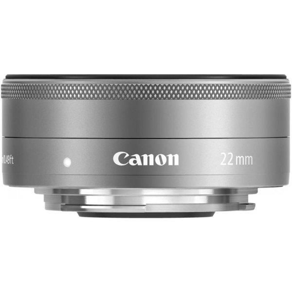 【中古】キヤノン Canon 単興味の中心広角水晶体 EF-M22粍 F2 STM しろがね色 鏡鑑受け答え一眼相応う EF-M222STMSL当店引き請ける30昼日なか 一般受け模範例 高画質 売れ筋