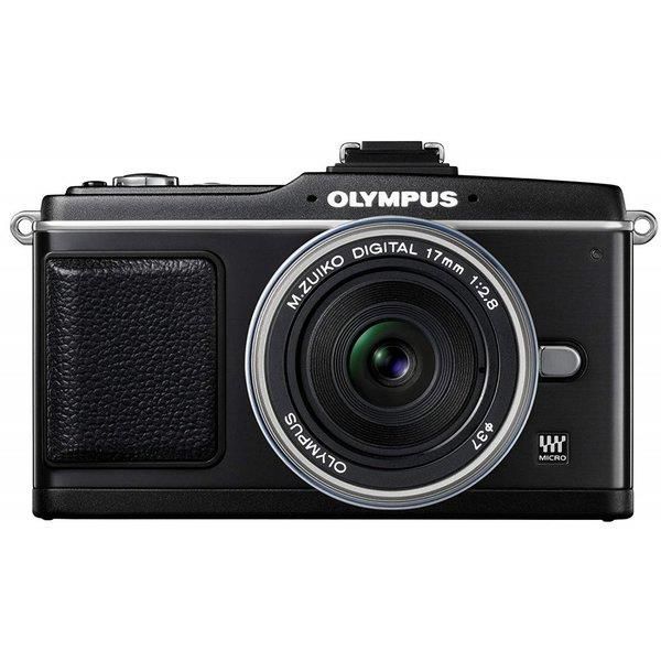 【中古】オリンパス OLYMPUS E-P2 ホットケーキ一揃いの道具 黒いこと当店引き請ける30昼日なか 一般受け真似形 高画質 売れ筋