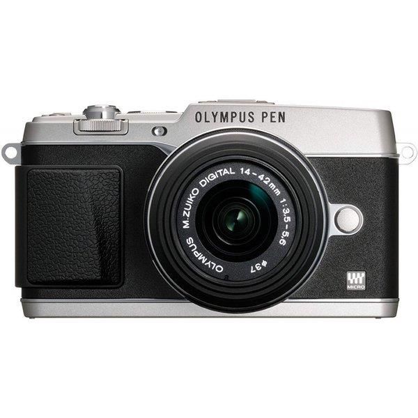【中古】オリンパス OLYMPUS E-P5 14-42mm レンズキット シルバー E-P5 14-42mm LKIT SLV当店保証30日間 人気モデル 高画質 売れ筋