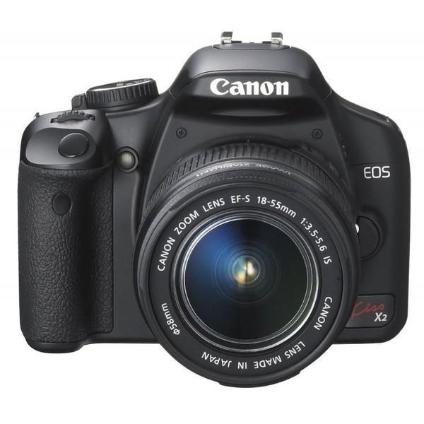 【中古】キヤノン Canon EOS Kiss X2 水晶体一揃いの道具 KISSX2-LKIT当店引きうける30昼日なか 一般受けひな形 高画質 売れ筋