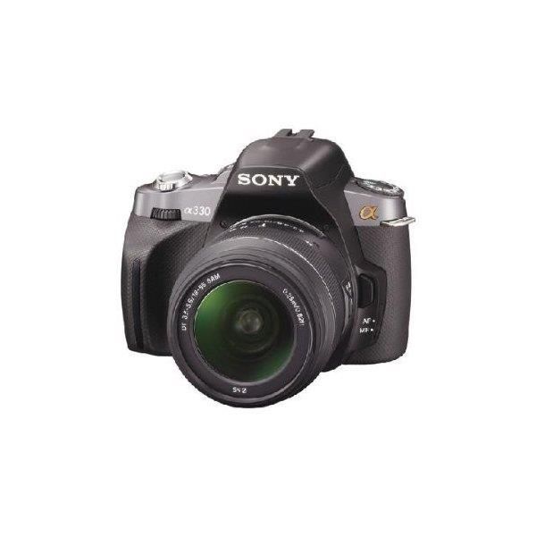 【中古】ソニー SONY α330 望遠レンズ一揃いの道具 黒いこと  DSLRA330L/B当店引き受ける30昼日なか 一般受け模範例 高画質 売れ筋