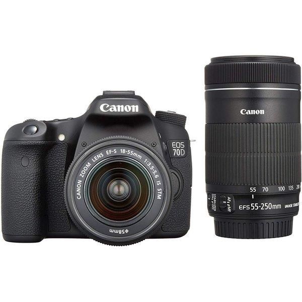 ★美品★ Canon EOS 70D ダブルレンズセット 楽天市場】【中古】キヤノン Canon EOS 70D ダブルズームキット EF-S18
