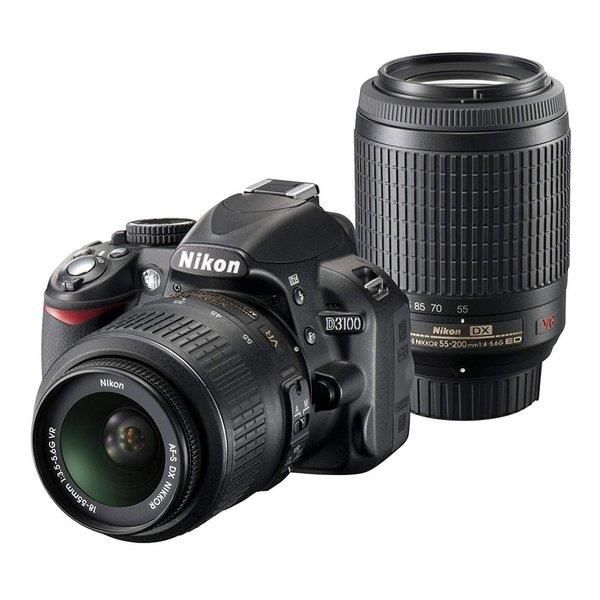 【中古】ニコン Nikon D3100 200粍ダブルズームキット当店引き受ける30昼日なか 一般受け青写真 高画質 売れ筋